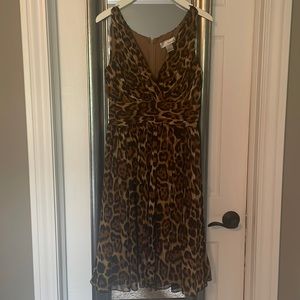Spiegel Silk Leopard Dress